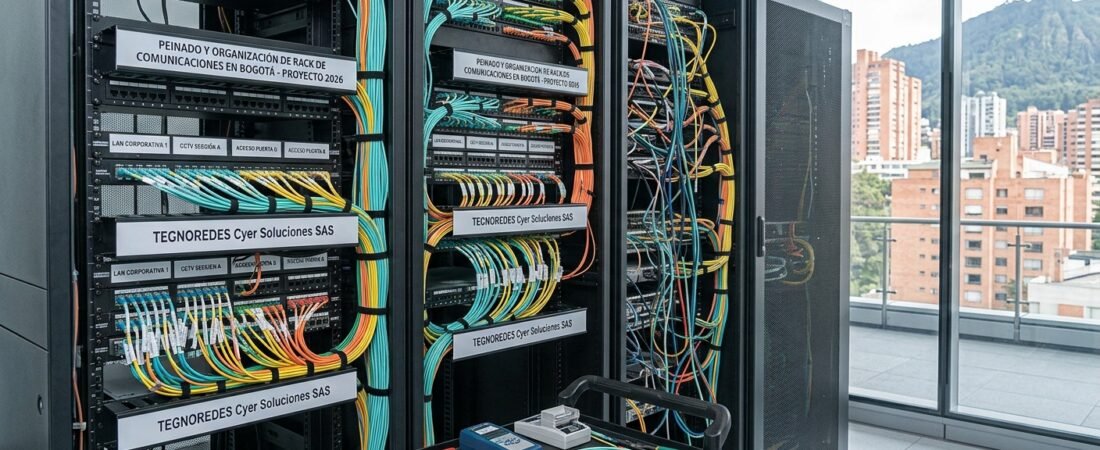 Peinado y Organización de Rack de Comunicaciones en Bogotá: Eficiencia y Estética para tu Cuarto de Redes 1 Peinado y Organización de Rack de Comunicaciones en Bogotá: Eficiencia y Estética para tu Cuarto de Redes